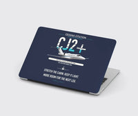 Thumbnail for Cessna Citation CJ2+ design on navy blue MacBook case