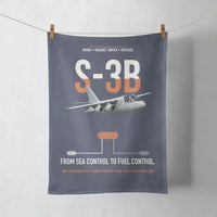 Thumbnail for S-3B Viking design on navy blue towel