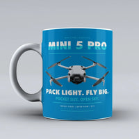 Thumbnail for Mini 5 Pro Mug design on turquoise dji