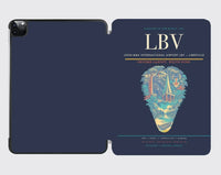 Thumbnail for Leon-Mba International Airport (LBV) design on navy blue ipad tablet case