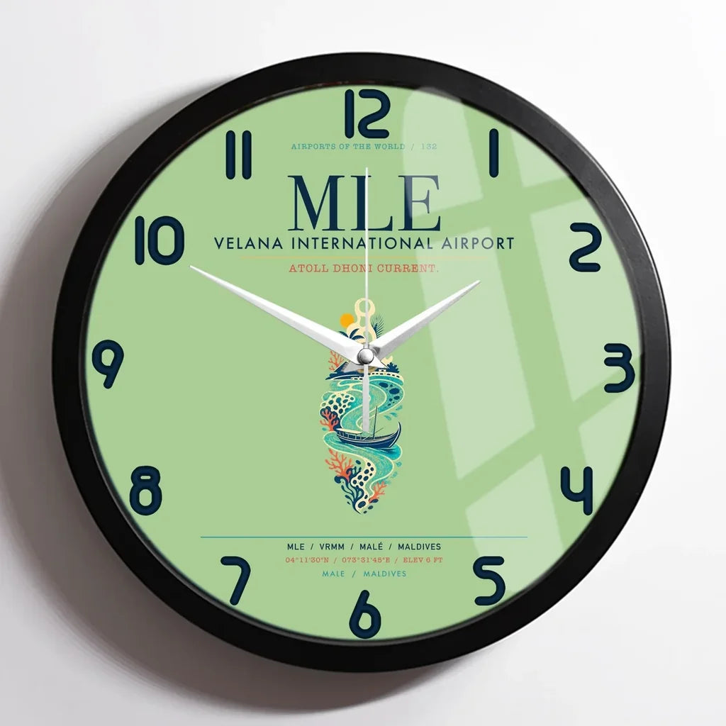 Velana International Airport Male MLE - Atoll Dhoni Current - Green