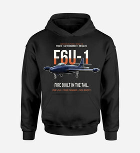 Single-Side Printing — F6U-1 Pirate Fire Built in the Tail Double-Side Hoodie