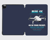 Thumbnail for DJI Mini 4K design on navy blue ipad tablet case