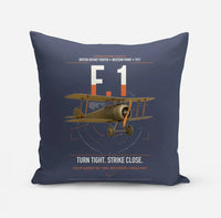 Thumbnail for Sopwith Camel F.1 design on navy blue pillow