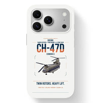 Thumbnail for Boeing CH-47D design on white magsafe iphone case, for iPhone 17 Pro