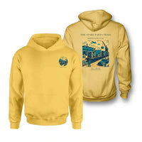 Thumbnail for VINTAGE G4527 - The Spare Parts Train - Double-Side Hoodie design on yellow double side