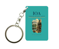 Thumbnail for Ioannina National Airport (IOA) design on turquoise key chain