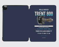 Thumbnail for TRENT 800 design on navy blue ipad tablet case