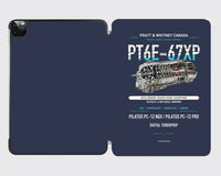 Thumbnail for PT6E-67XP design on navy blue ipad tablet case