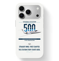 Thumbnail for Cessna Citation 500 - Citation I design on white magsafe iphone case, for iPhone 17 Pro