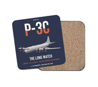Thumbnail for P-3C Orion design on navy blue 1 piece coaster