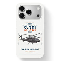 Thumbnail for Sikorsky S-70i FIREHAWK design on white magsafe iphone case, for iPhone 17 Pro