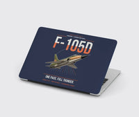 Thumbnail for F-105D Thunderchief design on navy blue MacBook case