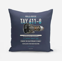 Thumbnail for TAY 611-8 design on navy blue pillow