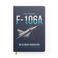 Thumbnail for F-106A Delta Dart design on navy blue notebook