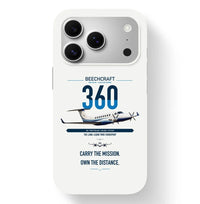 Thumbnail for Beechcraft King Air 360 design on white magsafe iphone case, for iPhone 17 Pro