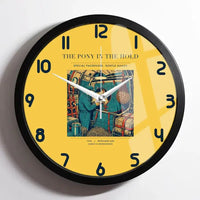 Thumbnail for VINTAGE G4235 - The Pony In The Hold - Designed Wall Clocks design on yellow framed