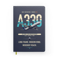 Thumbnail for Airbus A330-900neo design on navy blue notebook