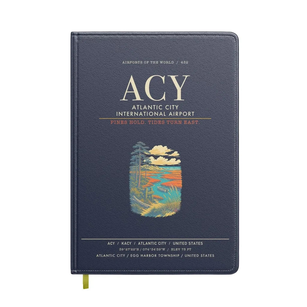 Atlantic City International Airport ACY - Navy Blue