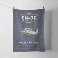 Thumbnail for Kaman SH-2F Seasprite design on navy blue towel