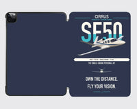 Thumbnail for Cirrus Vision Jet G2+ design on navy blue ipad tablet case