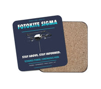 Thumbnail for Fotokite Sigma design on navy blue 1 piece coaster