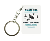 Thumbnail for Parrot ANAFI USA Key Chain design on white key chain