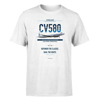 Thumbnail for Convair 580 design on white single side