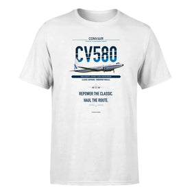 Single-Side Printing — Convair 580 Double-Side T-Shirt