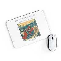 Thumbnail for VINTAGE G4281 - The Snowshoe Rescue - Designed Mouse Pads design on white rectangle