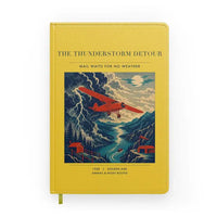 Thumbnail for VINTAGE G4148 - The Thunderstorm Detour - Designed Notebooks design on yellow