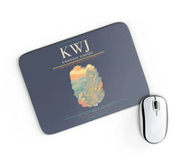 Thumbnail for Kwangju Airport (KWJ) design on navy blue rectangle mouse pad