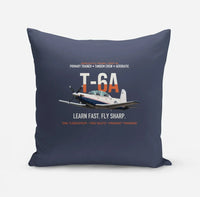 Thumbnail for T-6A Texan II Train The Next Generation design on navy blue pillow