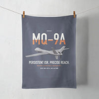 Thumbnail for MQ-9A Reaper design on navy blue towel