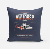 Thumbnail for Leonardo AW109SP GrandNew design on navy blue pillow