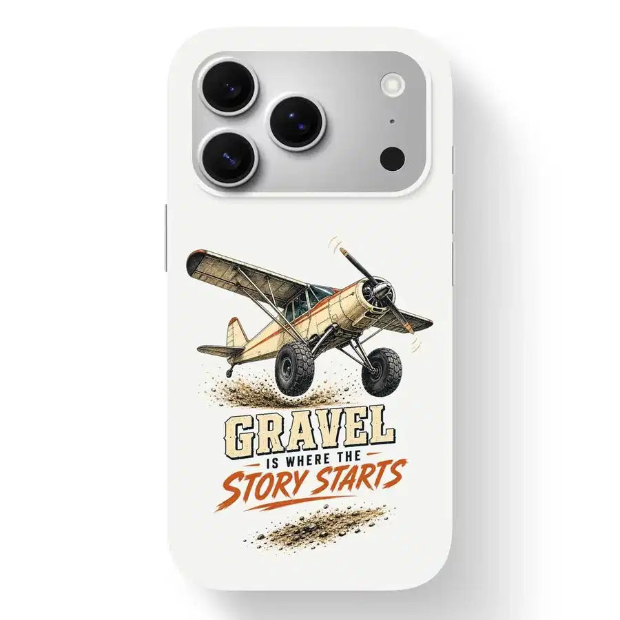 SIGNAL 585 - Gravel Is Where The Story Starts - MagSafe iPhone 17 Pro design on white magsafe iphone 17 pro