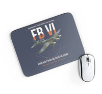 Thumbnail for de Havilland Mosquito FB VI design on navy blue rectangle mouse pad