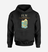 Thumbnail for Flores Airport (FLW) design on black hoodie single-side print