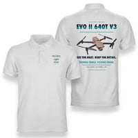 Thumbnail for Autel EVO II Dual 640T V3 design on white polo