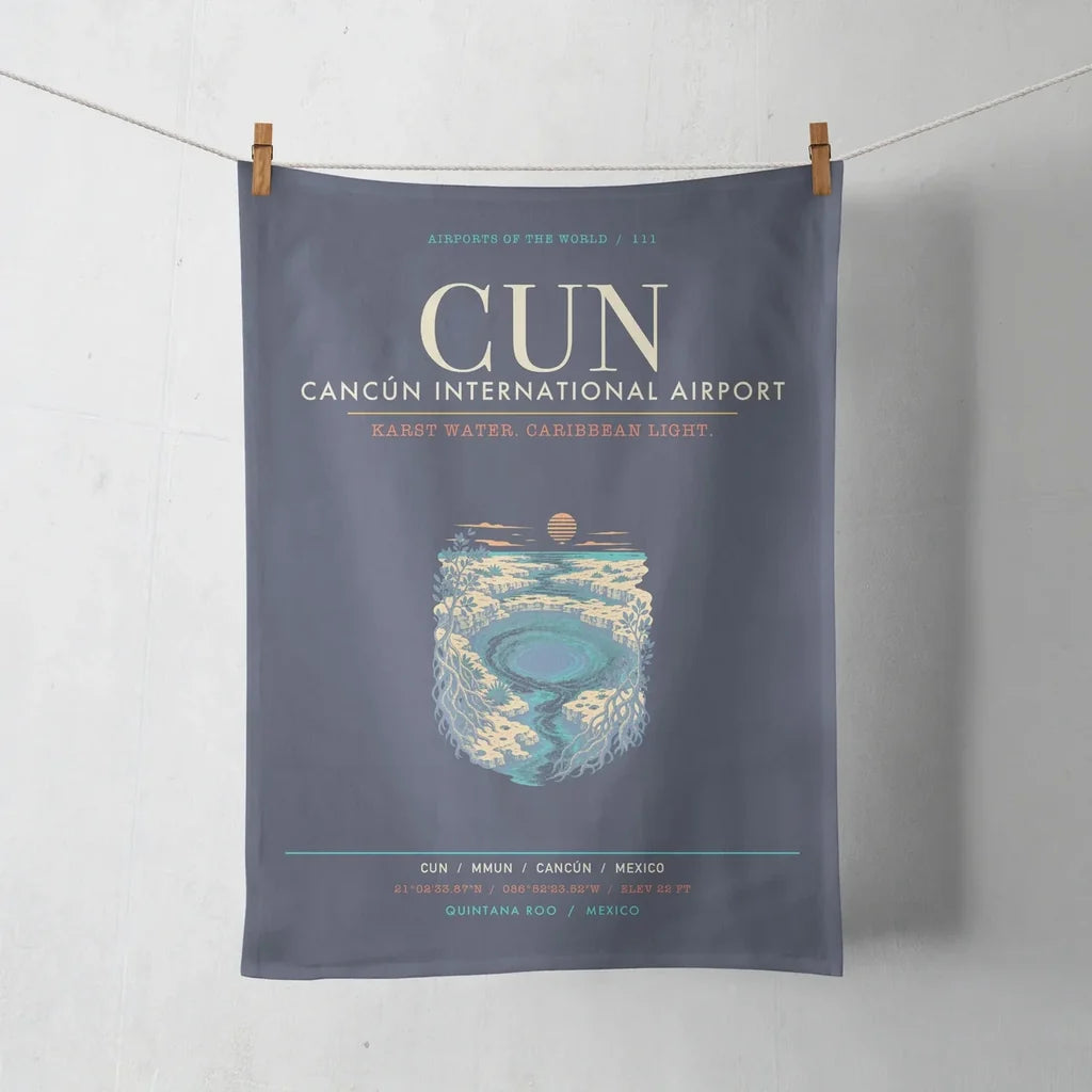 Cancun International Airport CUN - Navy Blue