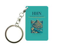 Thumbnail for Frankfurt-Hahn Airport (HHN) design on turquoise key chain