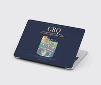 Thumbnail for Groningen Airport Eelde (GRQ) design on navy blue MacBook case