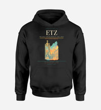 Thumbnail for Metz–Nancy–Lorraine Airport (ETZ) design on black hoodie single-side print