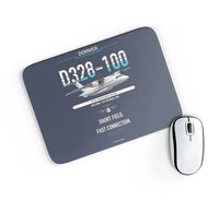 Thumbnail for Dornier D328-100 design on navy blue rectangle mouse pad