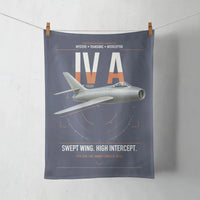Thumbnail for Dassault Mystère IV A design on navy blue towel