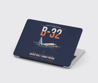 Thumbnail for B-32 Dominator design on navy blue MacBook case