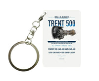 Thumbnail for TRENT 500 Key Chain design on white key chain