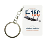 Thumbnail for F-15C EAGLE Key Chain design on white key chain