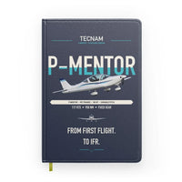 Thumbnail for Tecnam P-Mentor design on navy blue notebook