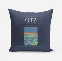 Thumbnail for Ralph Wien Memorial Airport (OTZ) design on navy blue pillow
